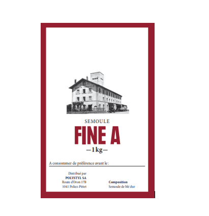 Farine De Blé Dur Fine A — 1 kg