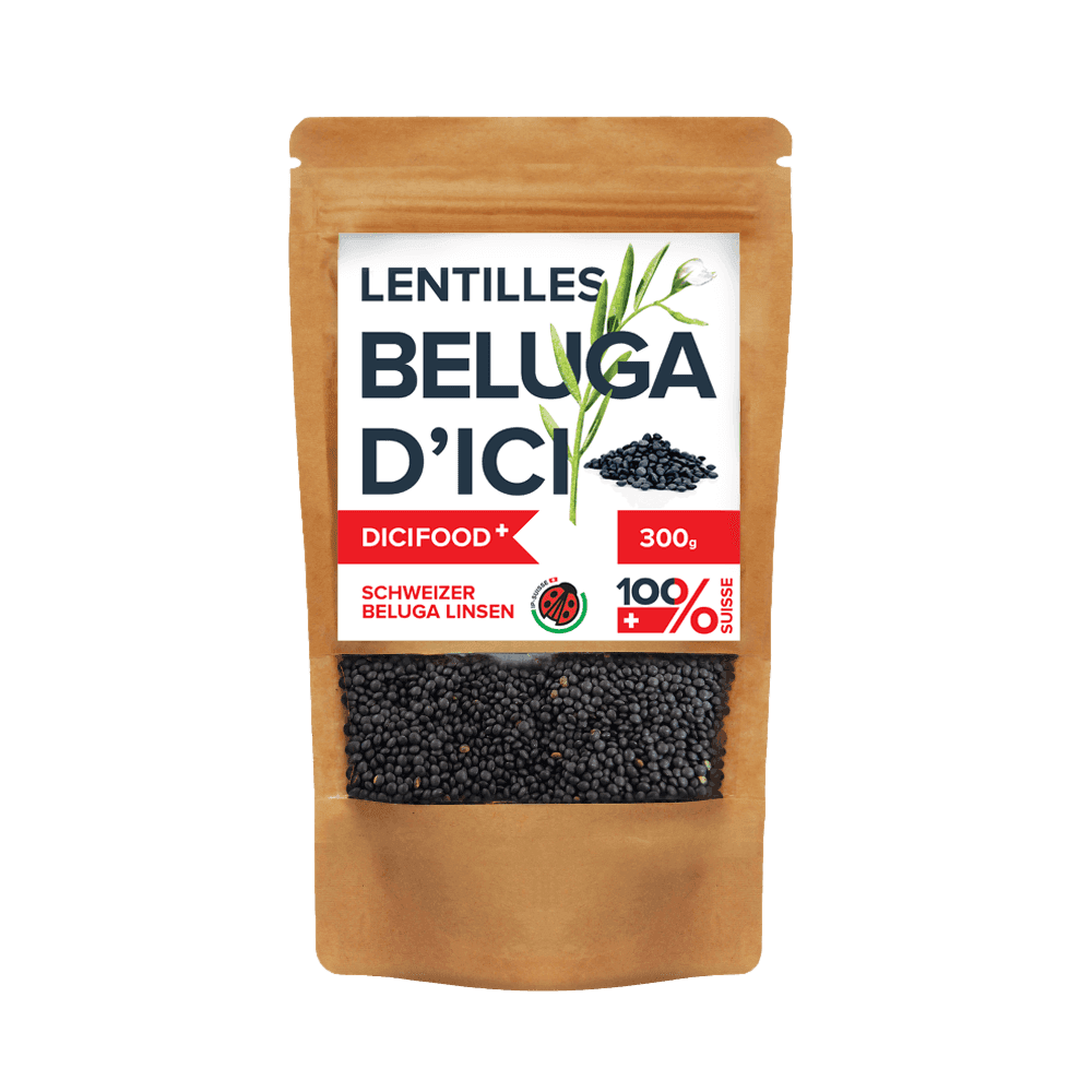 Lentilles Noires (beluga) IP-SUISSE, Dicifood, 300 g