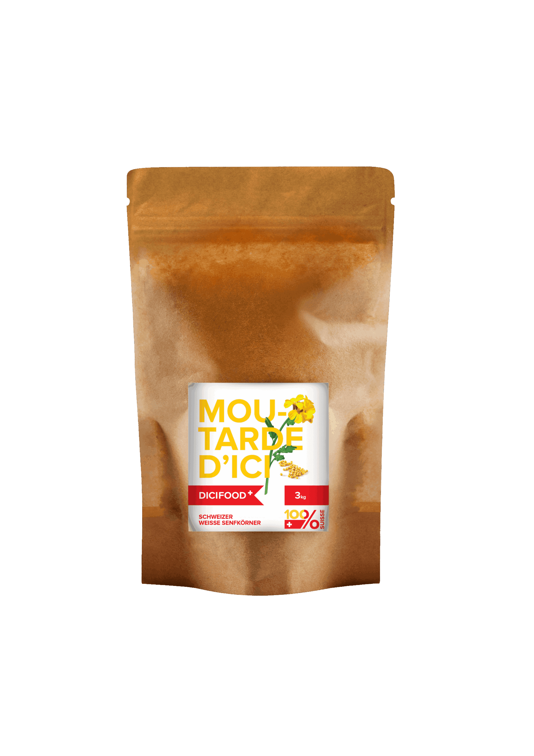 Gelbe Senfsamen, Konv., Dicifood, 3 kg