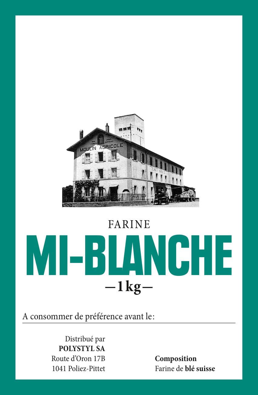 Farine Mi-Blanche — 1 kg