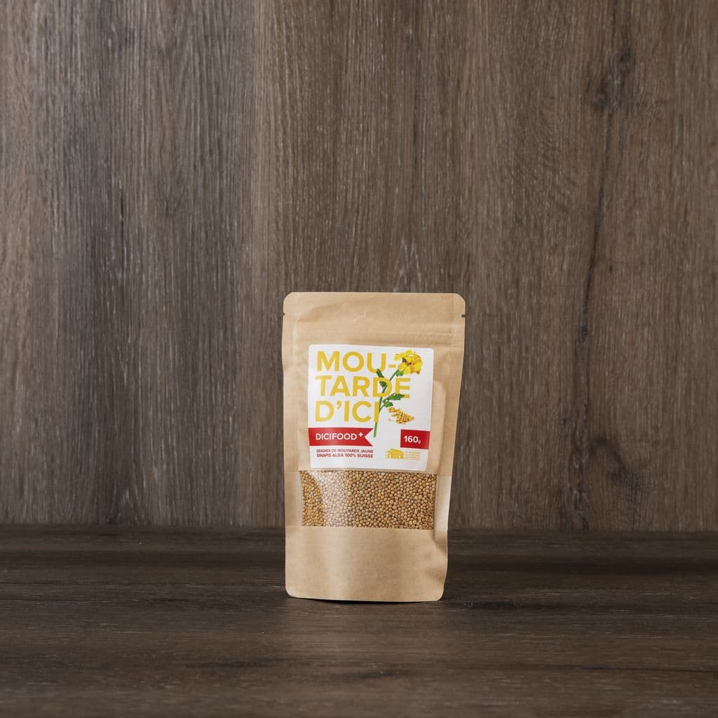 Moutarde Grains Jaune — 160 g